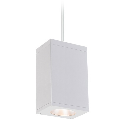 WAC Lighting Cube Arch White LED Outdoor Hanging Light by WAC Lighting DC-PD06-F827-WT