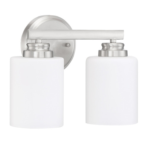 Bolden Brushed Polished Nickel Bathroom Light by Craftmade Lighting