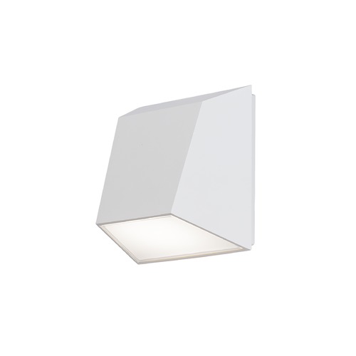 WAC Lighting Atlantis 6-Inch Outdoor LED Wall Light in White 4000K 3CCT by WAC Lighting WS-W27106-40-WT