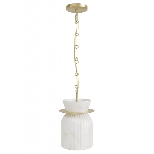 Westwood Mini Pendant in Brushed Brass by Avenue Lighting