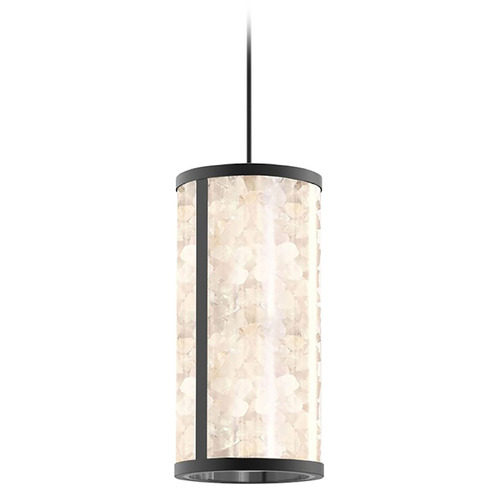 Salt Creek LED Outdoor Pendant in Coal Black by Minka Lavery