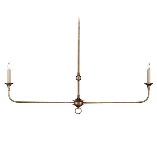 Currey and Company Nottaway Pyrite Bronze Island Light