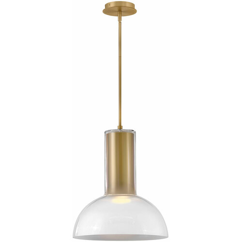 Ombra Large Pendant in Lacquered Brass by Fredrick Ramond