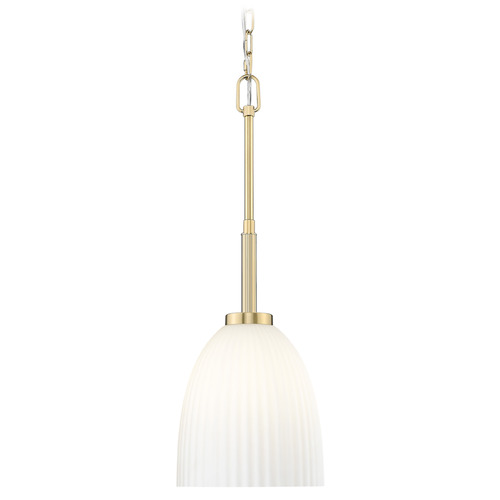 Z-Lite Z-Lite Naya Modern Gold Mini-Pendant Light with Bowl / Dome Shade 7518P8-MGLD