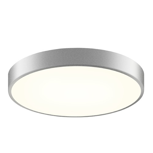 Pi Bright Satin Aluminum LED Flush Mount by Sonneman Lighting
