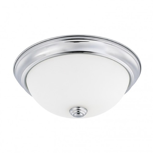 Bates 11-Inch Chrome Flush Mount by HomePlace by Capital Lighting