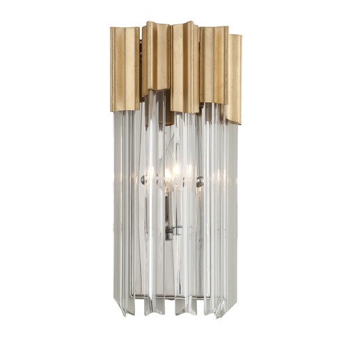 Charisma Gold Leaf Sconce by Corbett Lighting