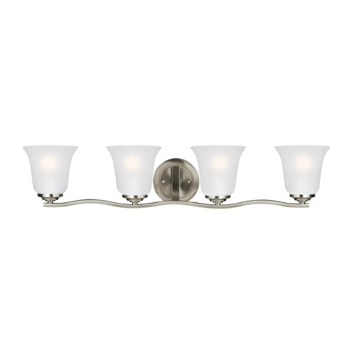 Emmons Brushed Nickel Bathroom Light by Generation Lighting