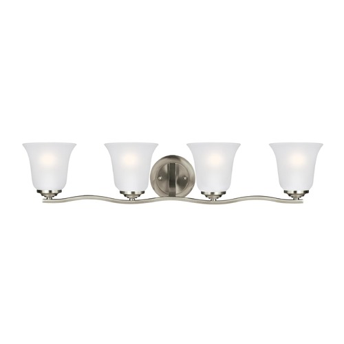 Generation Lighting Emmons Brushed Nickel Bathroom Light by Generation Lighting 4439004-962