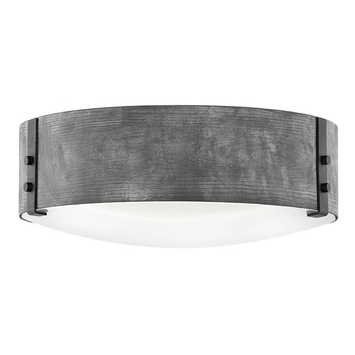 Sawyer Aged Zinc Flush Mount by Hinkley Lighting