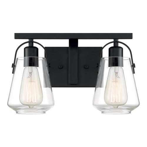 Satco Lighting Skybridge Matte Black Bathroom Light by Satco Lighting 60/7102