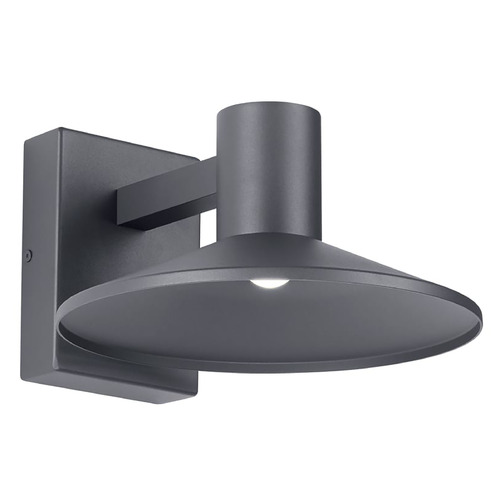 Visual Comfort Modern Collection Sean Lavin Ash 10 LED Outdoor Wall Light in Charcoal by VC Modern 700OWASHH92710DHUNV