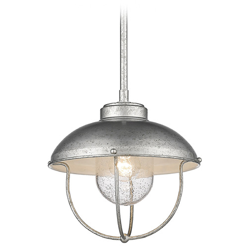 Z-Lite Ansel Galvanized Outdoor Hanging Light by Z-Lite 590P-GV