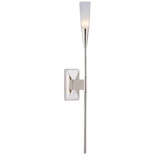 Visual Comfort Signature Collection Chapman & Myers Stellar Single Sconce in Nickel by Visual Comfort Signature CHD2601PN