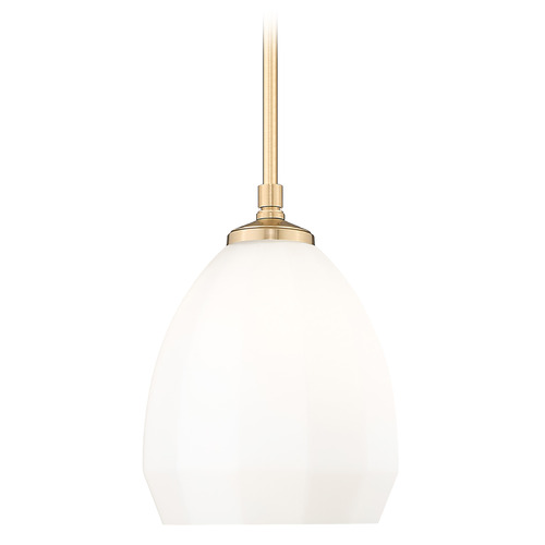 Z-Lite Oren Modern Gold Mini-Pendant Light with Bowl / Dome Shade