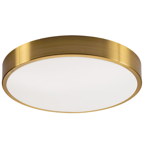 Afx Lighting Octavia Satin Brass LED Flushmount Light