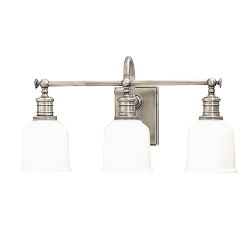 Hudson Valley Lighting Keswick 3-Light Bath Light in Satin Nickel by Hudson Valley Lighting 1973-SN