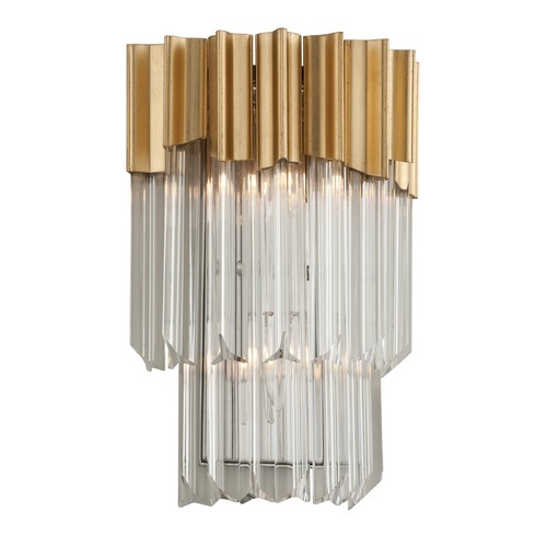 Corbett Lighting Charisma Gold Leaf Sconce by Corbett Lighting 220-12