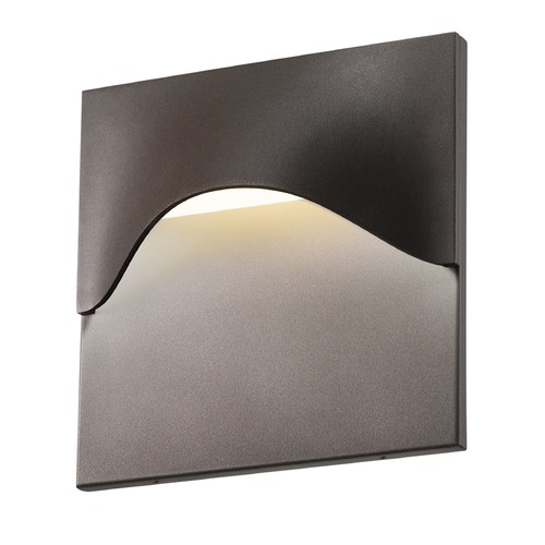 Sonneman Lighting Tides Textured Bronze LED Outdoor Wall Light by Sonneman Lighting 7237.72-WL