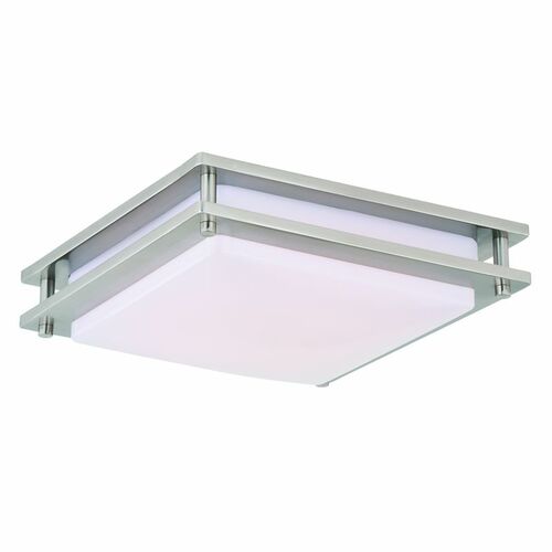 Horizon Dim-to-Warm LED Flush Mount in Satin Nickel by Vaxcel Lighting