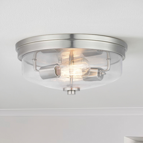 Blakely Brushed Nickel Flush Mount by Progress Lighting