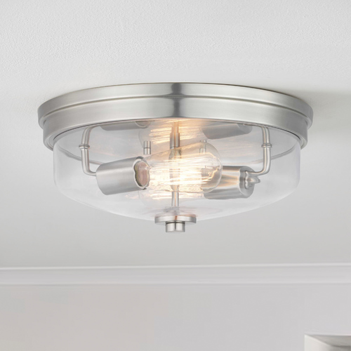 Progress Lighting Blakely Brushed Nickel Flush Mount by Progress Lighting P350121-009