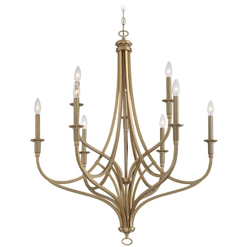 Covent Park Brushed Honey Gold Chandelier by Minka Lavery