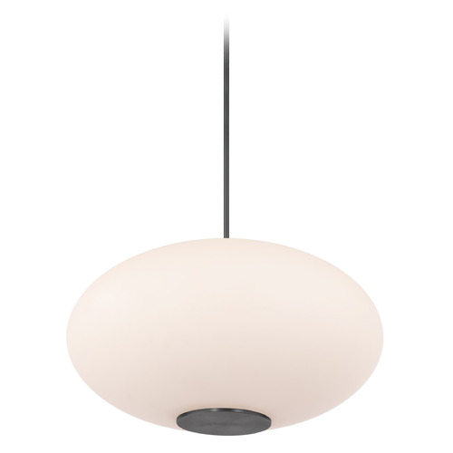 Modern Forms by WAC Lighting Illusion 22-Inch 2700K LED Pendant in Black by Modern Forms PD-72322-27-BK