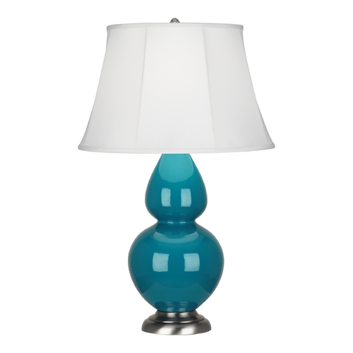 Robert Abbey Lighting 31-Inch Double Gourd Table Lamp in Peacock by Robert Abbey 1753