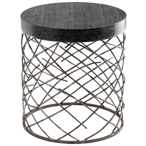 Marlow Raw Steel Table by Cyan Design