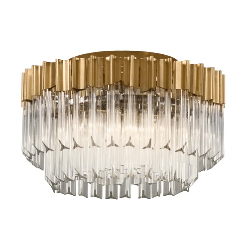 Corbett Lighting Charisma Gold Leaf Semi-Flush Mount by Corbett Lighting 220-33