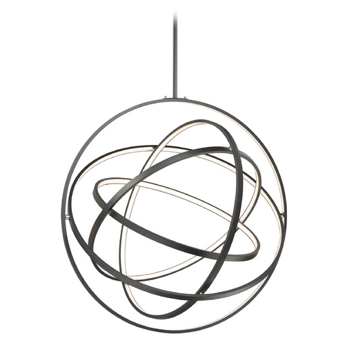 Gyro II 31.50-Inch LED Pendant in Black by ET2 Lighting