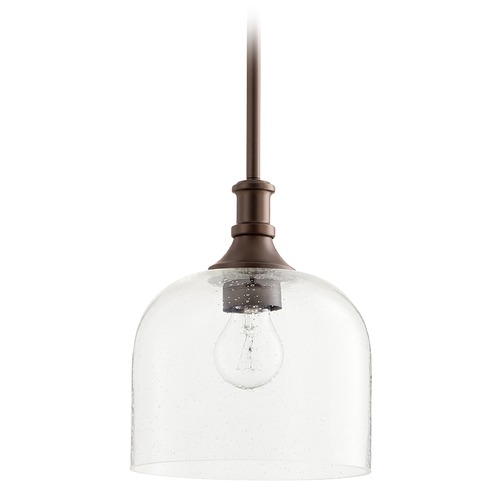 Quorum Lighting Richmond Oiled Bronze Mini Pendant by Quorum Lighting 3911-186