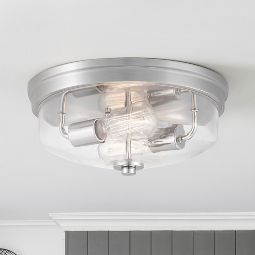 Progress Lighting Blakely Polished Nickel Flush Mount by Progress Lighting P350121-104