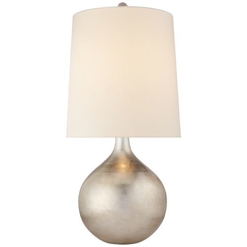 Visual Comfort Signature Collection Aerin Warren Table Lamp in Burnished Silver Leaf by Visual Comfort Signature ARN3601BSLL