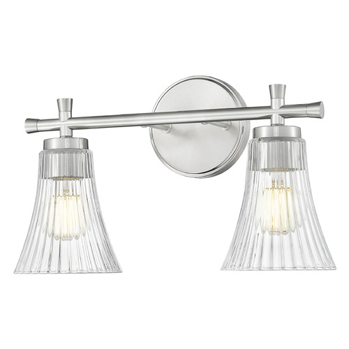 Z-Lite Z-Lite Belle Brushed Nickel Bathroom Light 7519-2V-BN
