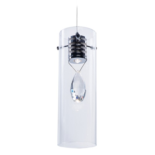 Solitaire LED Mini Pendant in Polished Chrome by ET2 Lighting