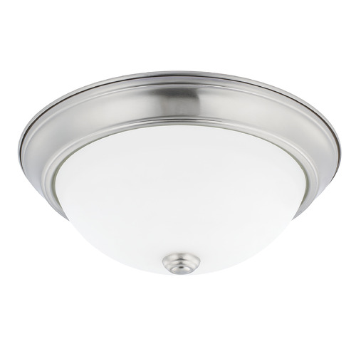 Bates 13-Inch Flush Mount in Brushed Nickel by HomePlace by Capital Lighting