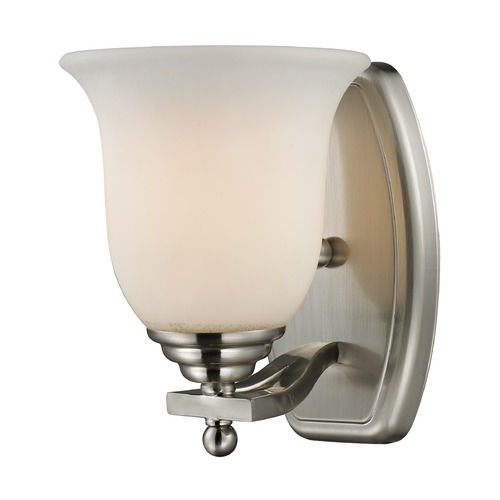 Z-Lite Lagoon Brushed Nickel Sconce by Z-Lite 704-1V-BN