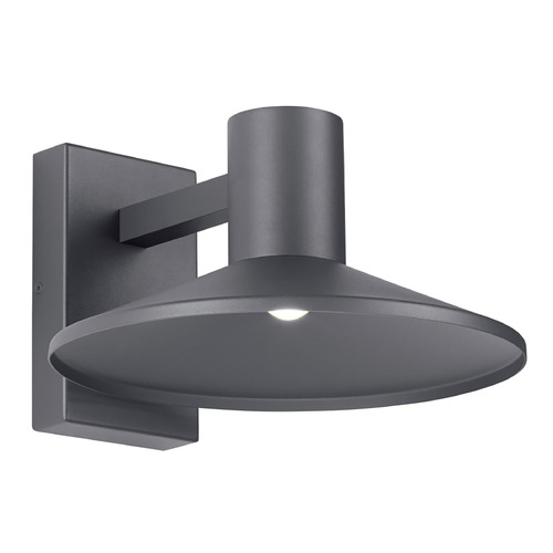 Visual Comfort Modern Collection Sean Lavin Ash 12 LED Outdoor Wall Light in Charcoal by VC Modern 700OWASHH92712DHUNV