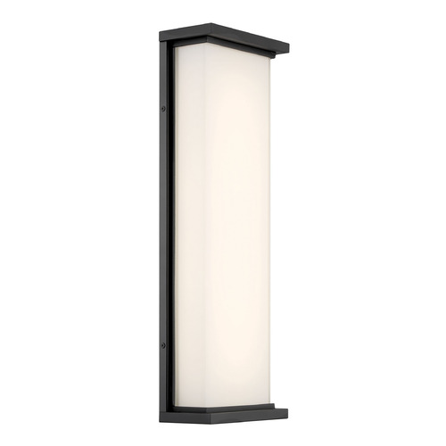 George Kovacs Lighting George Kovacs Caption Sand Coal LED Outdoor Wall Light P5563-066-L