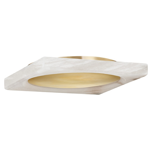 Corbett Lighting Hamel Vintage Brass LED Flushmount Light