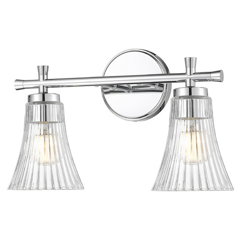 Z-Lite Z-Lite Belle Chrome Bathroom Light 7519-2V-CH
