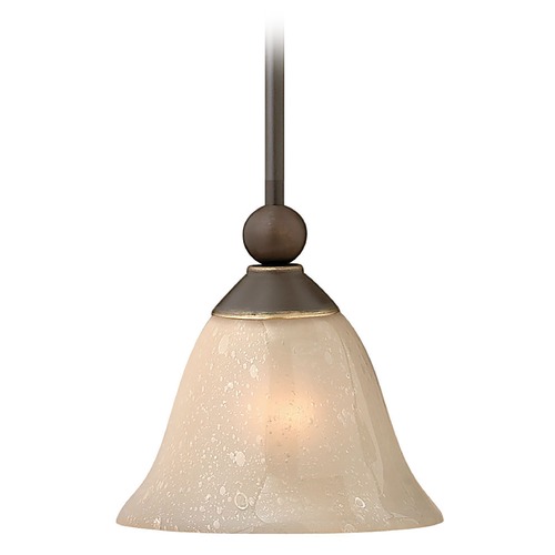 Light Amber Seeded Glass Mini-Bronze by Hinkley Lighting