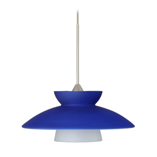 Besa Lighting Trilo Satin Nickel LED Mini-Pendant Light