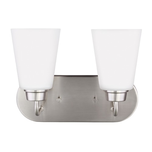 Generation Lighting Kerrville 12-Inch Bath Light in Brushed Nickel by Generation Lighting 4415202-962