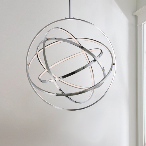 ET2 Lighting Gyro II 31.50-Inch LED Pendant in Polished Chrome by ET2 Lighting E24785-PC