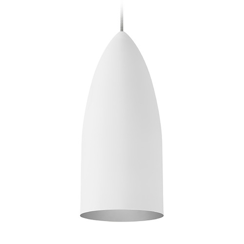 Visual Comfort Modern Collection Signal Pendant in White & Platinum by Visual Comfort Modern 700TDSIGWL