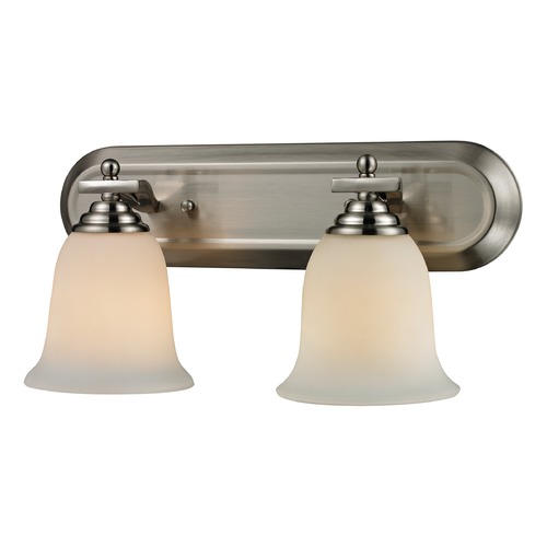 Z-Lite Lagoon Brushed Nickel Bathroom Light by Z-Lite 704-2V-BN