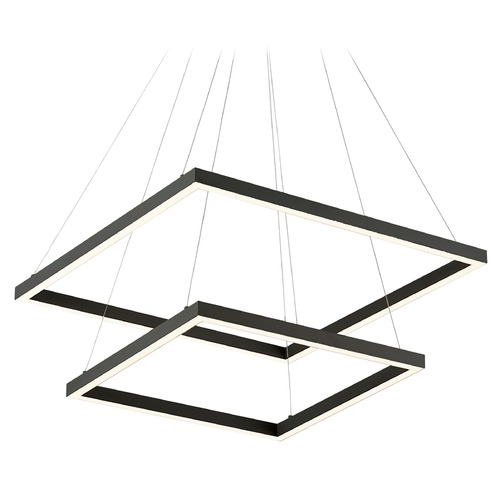 Piazza Black LED Chandelier by Kuzco Lighting